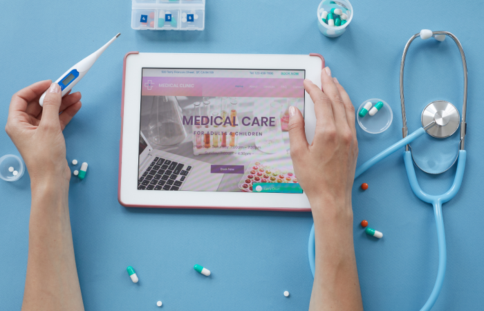 Medical website design and development